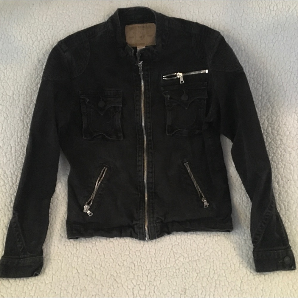 True Religion Denim Jacket Sz L